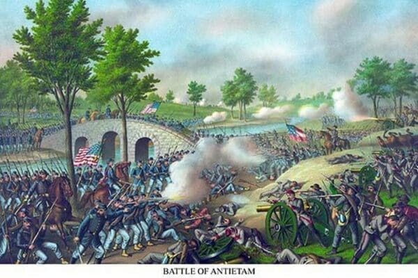 Battle of Sharpsburg - Antietam Creek Maryland - Art Print