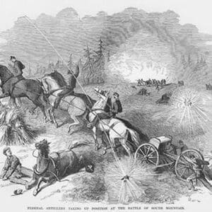 Battle of South Mountain or Boonsboro Gap by Frank Leslie - Art Print