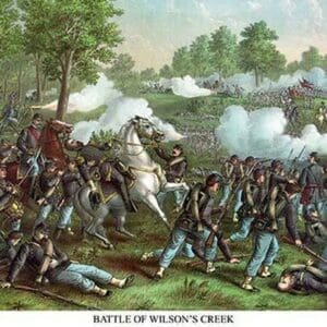 Battle of Wilson's Creek or the Battle of Oak Hills - Art Print