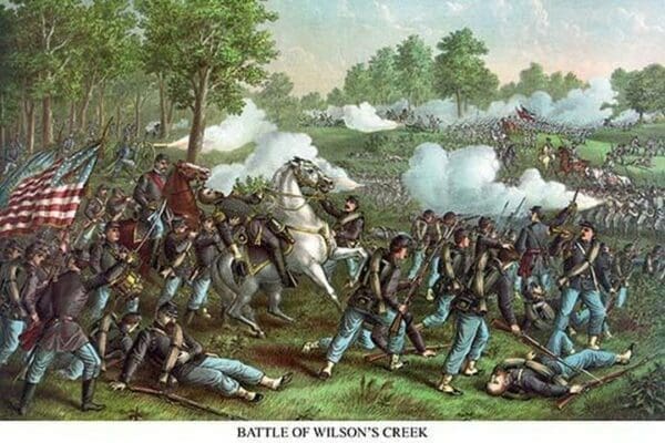 Battle of Wilson's Creek or the Battle of Oak Hills - Art Print