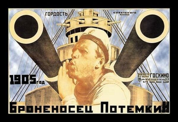 Battleship Potemkin 1905 by Anton Lavinsky - Art Print