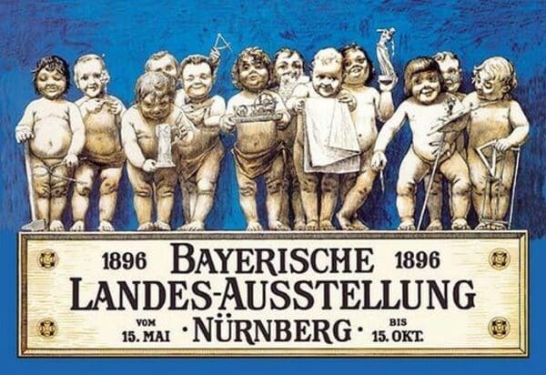 Bavarian National Exhibition by Richard Riemerschmid - Art Print