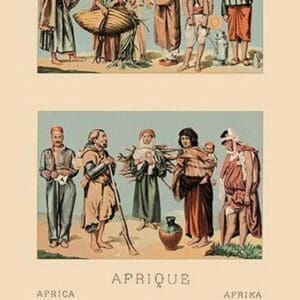 Bedouin Families by Auguste Racinet - Art Print