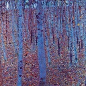 Beech Forest by Gustav Klimt - Art Print