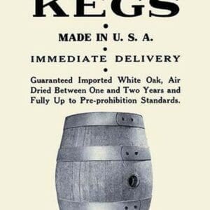 Beer Kegs - Art Print