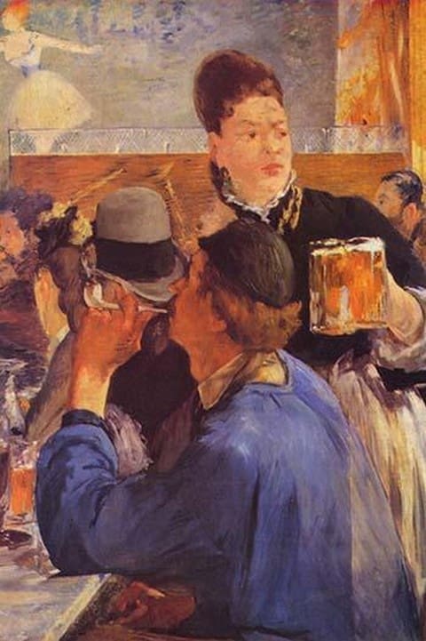 Beer Waitress by Eduard Manet - Art Print