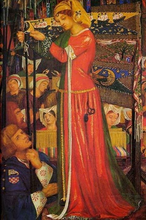 Before the Battle by Dante Gabriel Rossetti - Art Print