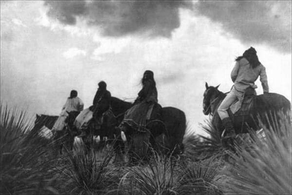 Before the Storm by Edward S. Curtis - Art Print