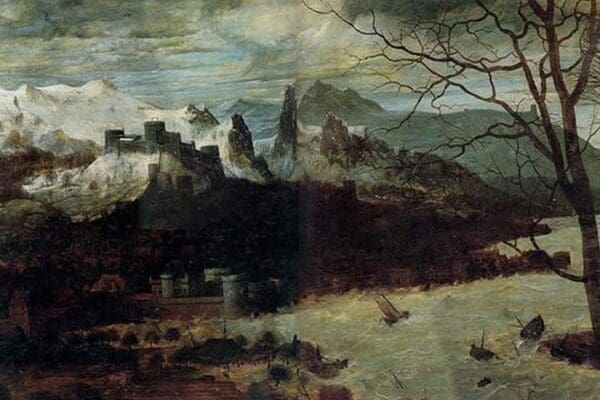 Beginning of Spring - Detail - by Pieter the Elder Brueghel #6 - Art Print