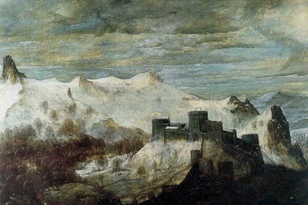 Beginning of Spring - Detail - by Pieter the Elder Brueghel - Art Print