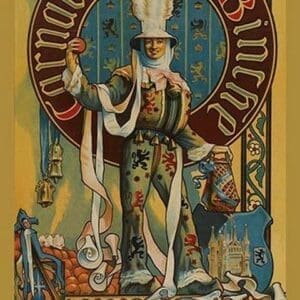 Belgian Mardi Gras poster - Art Print