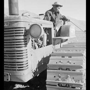 Benji Iguchi on Tractor by Ansel Adams - Art Print