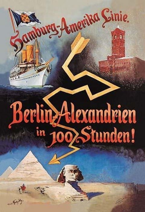 Berlin to Alexandria in 100 Hours on the Hamburg-Amerika Cruise Line - Art Print