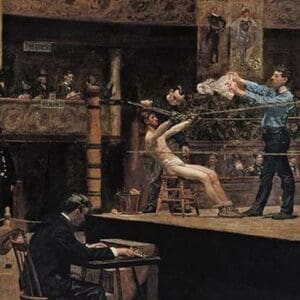 Between Rounds by Thomas Eakins - Art Print