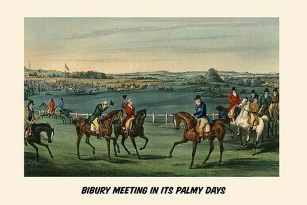 Bibury Meeting in its Palmy Days by Henry Alken - Art Print