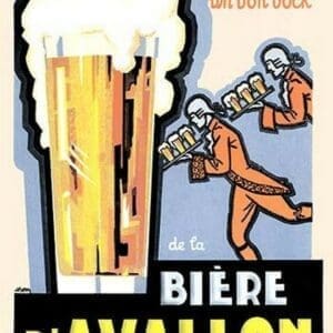 Biere D'Avallon - Art Print