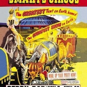 Billy Smart's New World Circus - Art Print