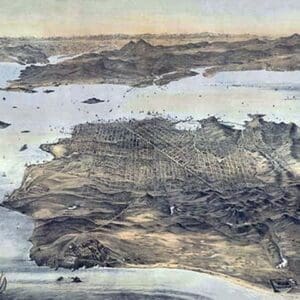 Birds-Eye View of San Francisco by George H. Goddard - Art Print