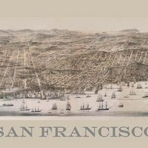 Birds Eye View of San Francisco by Robinson & Snow - Art Print