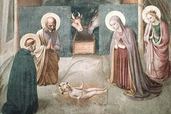 Birth of Christ by Fra Angelico - Art Print