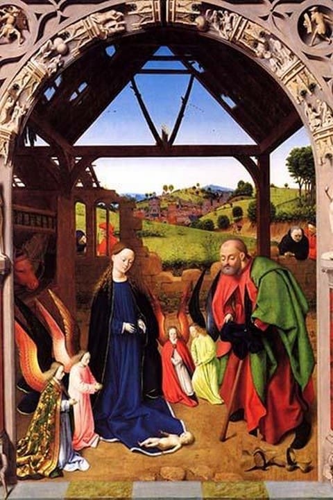 Birth of Christ by Petrus Christus - Art Print