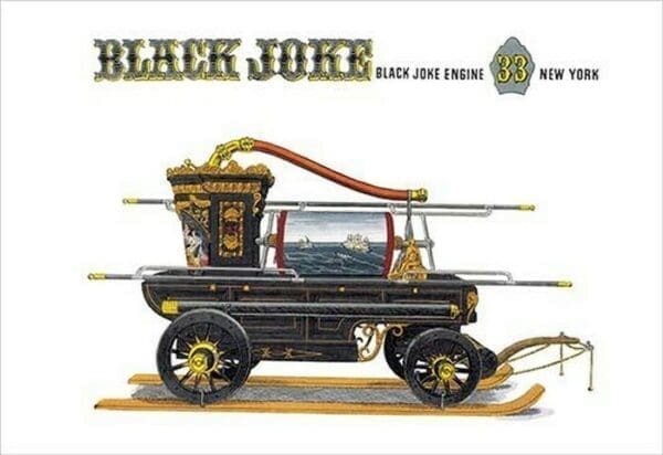 Black Joke: Black Joke Engine 33 New York by Harold Vincent Smith - Art Print