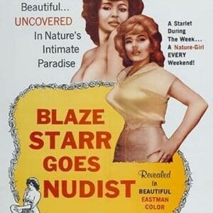 Blaze Starr Goes Nudist - Art Print