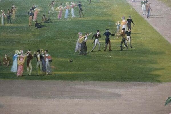 Blind Man's Bluff at the Palace & Gardens of Versailles Detail) by John Vanderlyn - Art Print