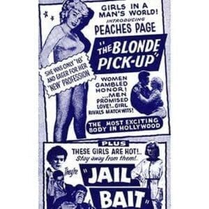 Blonde Pick-Up & Jail Bait - Art Print