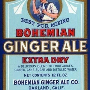 Bohemian Extra Dry Ginger Ale - Art Print