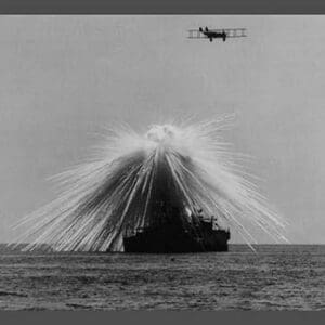 Bombing of the USS Alabama - Art Print