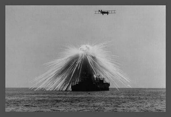 Bombing of the USS Alabama - Art Print