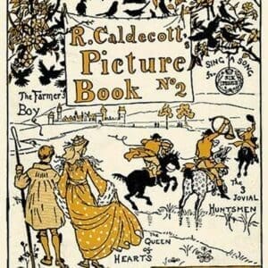 Book Cover Caldecott Picture Book No. 2 by Randolph Caldecott - Art Print