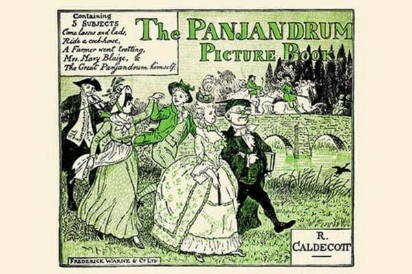 Book Cover The Panjandrum Picture Book by Randolph Caldecott - Art Print