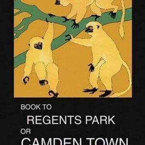 Book to Regent's Park - Art Print