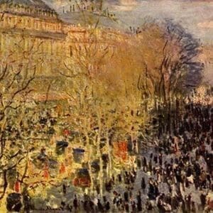 Boulevard of Capucines in Paris by Claude Monet - Art Print