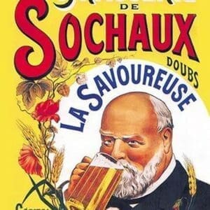 Brasserie de Sochaux - Art Print