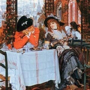 Breakfast by James Tissot - Art Print