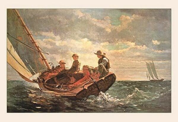 Breezing Up by Winslow Homer - Art Print