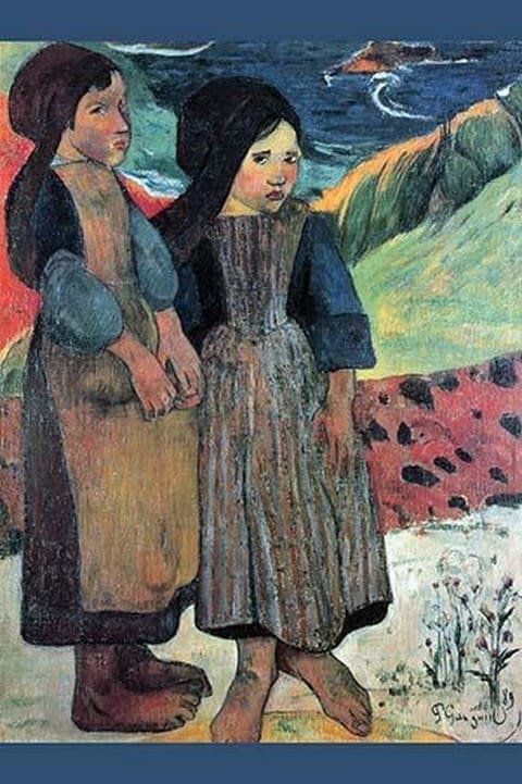 Breton Near sea by Paul Gauguin - Art Print