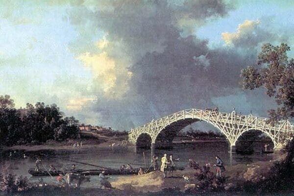 Bridge by Canaletto - Art Print