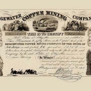 Bridgewater Copper Mining Company - Art Print