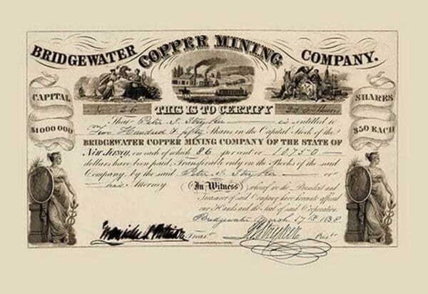 Bridgewater Copper Mining Company - Art Print