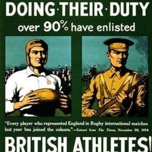 British Athletes! Will you Follow this Glorious Example? by Johnson