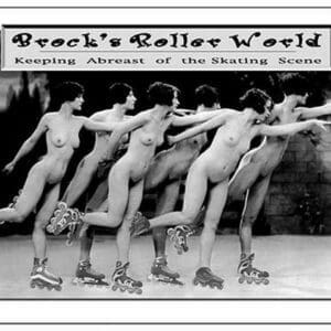 Brock's Roller World: Keeping Abreast of the Skating Scene by Wilbur Pierce - Art Print