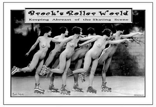 Brock's Roller World: Keeping Abreast of the Skating Scene by Wilbur Pierce - Art Print