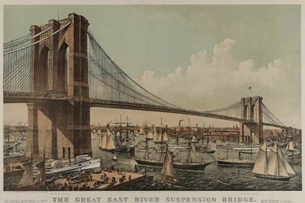 Brooklyn Bridge #4 - Art Print