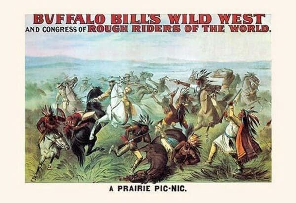 Buffalo Bill: A Prairie Picnic - Art Print