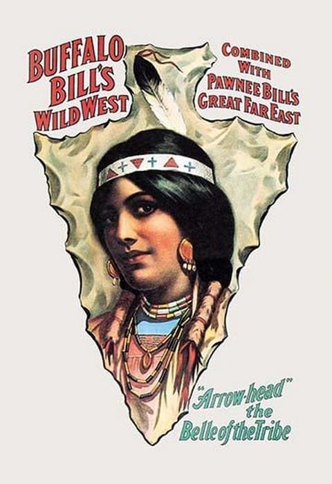 Buffalo Bill: 'Arrow Head' - The Belle of the Tribe - Art Print