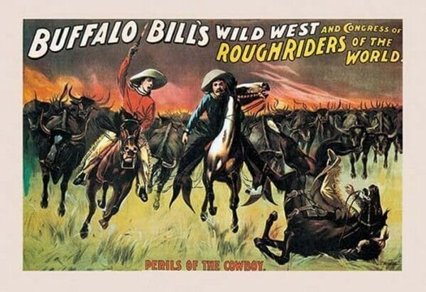 Buffalo Bill: Perils of the Cowboy - Art Print